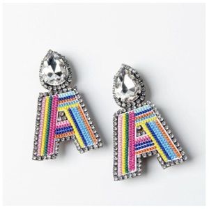 Letter Earrings